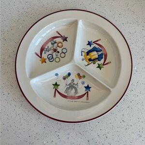 Villeroy & Boch Le Cirque Divided Plate EUC Colorful Kids Dish